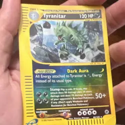 Nintendo Pokemon TCG Tyranitar 66/165 Expedition Reverse Holo Rare ENG 120 HP - Image 3