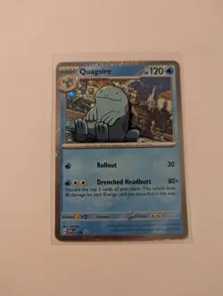 Pokemon Quagsire SVP 156 Scarlet & Violet Cosmos Holo Black Star Promo NM - Image 1