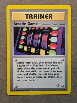 Pokemon Card 2000 ARCADE GAME 83/111 Neo Genesis Set Rare Vintage LP - Image 1