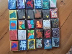 9 etb Pokemon Card TCG 64 Pack Sleeves Sealed Packs Multiple Design sr ex art - Image 1