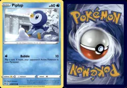 PIPLUP 035/172 Pokemon Card Brilliant Stars Near Mint - Image 3