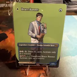 Bruce Banner (Borderless) (0359) 359 Marvel Super Heroes Magic: The Gathering NM - Image 4