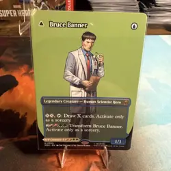 Bruce Banner (Borderless) (0359) 359 Marvel Super Heroes Magic: The Gathering NM - Image 5
