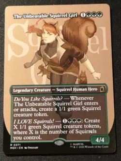 The Unbeatable Squirrel Girl - Borderless - MSH - MTG - NM - EN - 0371 - Image 1