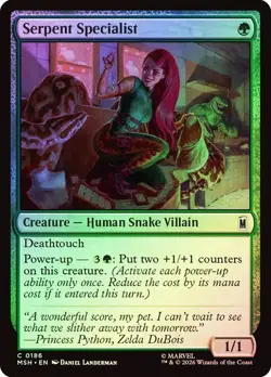 NM Foil Serpent Specialist, MTG, Super Heroes, Magic the Gathering, 186 - Image 1