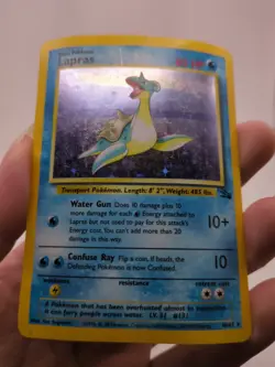 1999 Pokemon Base Set Unlimited Lapras Holo WOTC 10/62 - Image 2