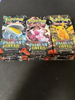 25x Pack lot pokemon Paldean Fates Booster Packs - Image 1