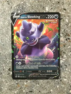 Pokemon TCG Galarian Slowking V 099/198 Chilling Reign Ultra Rare Holo MINT - Image 1