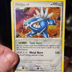 Pokemon Dialga 6/127 Platinum Holo Rare - Image 1