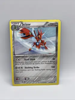 Pokemon TCG - Scizor (Holo), Boundaries Crossed 94/149 Poor Condition - Image 1