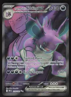 Team Rocket's Nidoking ex - 216/182 Ultra Rare216/182SV10: Destined RivalsNM - Image 1