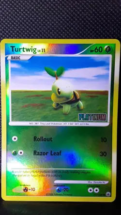 Turtwig [Platinum Stamped] #77 Pokemon Majestic Dawn - Image 1