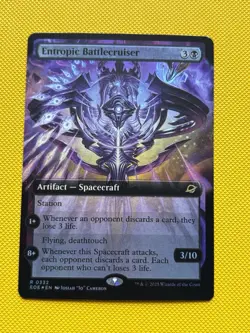 Entropic Battlecruiser (Extended Art) Edge of Eternities Foil - Image 1