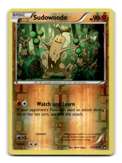 Sudowoodo 67/122 BREAKpoint Pokemon Reverse Holo ~A14-23 - Image 1
