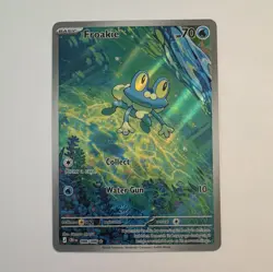 Nintendo Pokemon TCG Froakie 088/086 Crimson Haze Illustration Rare Holo HP 70 - Image 1