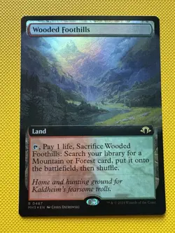 Wooded Foothills (Extended Art) Modern Horizons 3 Foil - Image 1
