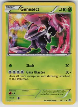 Genesect 16/113 Holo Holo Rare Legendary Treasures Pokemon Near Mint - Image 1