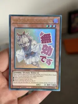 YUGIOH Ultra Rare Ash Blossom & Joyous Spring RA05-EN091 1st Edition - Image 1
