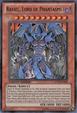 Yugioh Raviel, Lord of Phantasms LC02-EN003 Ultra Rare NM - Image 1