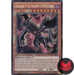 Yugioh Gandora-X the Dragon of Demolition MVP1-ENS49 Secret Rare 1st Edition NM - Image 1