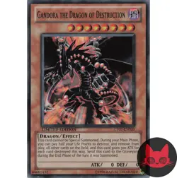 Yugioh Gandora the Dragon of Destruction CT07-EN020 Super Rare Limited NM - Image 1