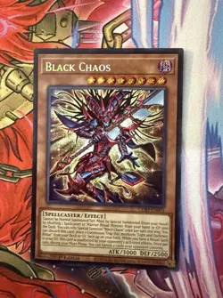 ✨Yugioh! 1x Black Chaos CORI-EN001 Secret Rare 1st Ed NM✨ - Image 1