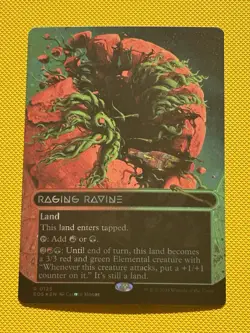 Raging Ravine (0125) (Borderless) (Galaxy Foil) - Image 1