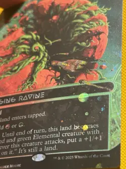 Raging Ravine (0125) (Borderless) (Galaxy Foil) - Image 2