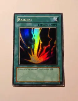 Yugioh Raigeki LOB-053 Super Rare MP - Image 1