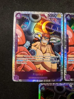 3x Franky Foil SR Emperors in the New World OP09-072 NM One Piece See Pics * - Image 2