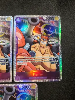 3x Franky Foil SR Emperors in the New World OP09-072 NM One Piece See Pics * - Image 3