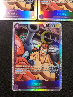 3x Franky Foil SR Emperors in the New World OP09-072 NM One Piece See Pics * - Image 4