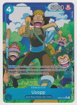 Usopp EB02-022 V2 Alt Art NM One Piece TCG English - Image 1