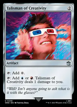 NM Talisman of Creativity, MTG, Doctor Who, Magic the Gathering, 248 - Image 1