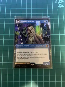 MTG Borderless Foil Norman Osborn (Mythic) Marvel's Spider-Man - Image 1