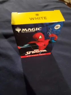 NEW MARVEL SPIDERMAN Magic The Gathering white Peter parker Welcome deck - Image 3