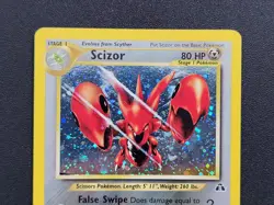 Scizor 10/75 Neo Discovery Holo NM/LP Pokemon Card - Image 3