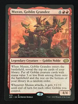 1x MTG Muxus, Goblin Grandee - Jumpstart 2022 (J22) #575 - Magic the Gathering - Image 1