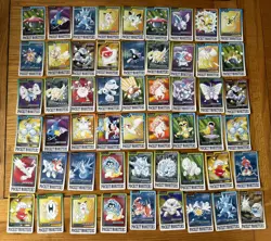 Pokemon 1997 Bandai Carddass Bulk Sale x 54 Cards HP-LP - Image 1