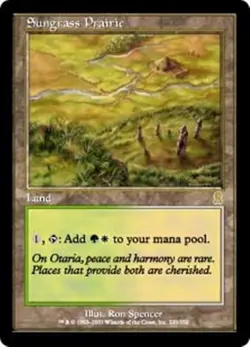 SUNGRASS PRAIRIE - MTG Odyssey Rare Land - Image 1