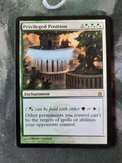 MTG Magic the Gathering - 1 x Privileged Position - Ravnica - Ex - Image 1