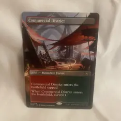Wizards of the Coast Commercial District MKM Regular Land #0324 EN 2024 - Image 1