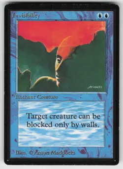 Invisibility Beta Edition Common MAGIC: THE GATHERING - Image 1