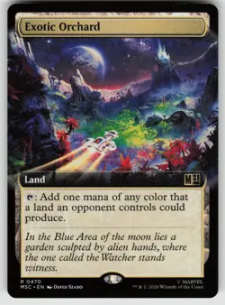 Exotic Orchard (Extended Art) 470 Commander: Marvel Super Heroes MTG - Image 1