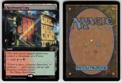 Rootbound Crag (Extended Art) 489 Commander: Marvel Super Heroes MTG - Image 3