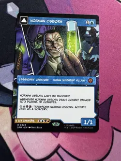 WOTC Marvel's Spider-Man Norman Osborn (Borderless) (MR) NM 220 - Image 1