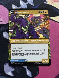 WOTC Marvel's Spider-Man Norman Osborn (Borderless) (MR) NM 220 - Image 2