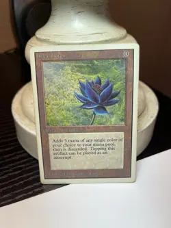 MTG Magic the Gathering Unlimited Black Lotus Heavily Played - Image 1