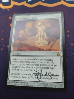 Cloudstone Curio - Ravnica: City of Guilds (RAV) - Signed by Heather Hudson - Image 1