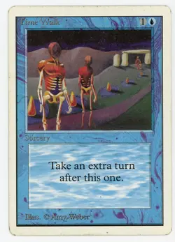 Time Walk Unlimited Edition 1993 Played MTG - Image 1